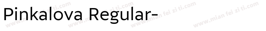 Pinkalova Regular字体转换